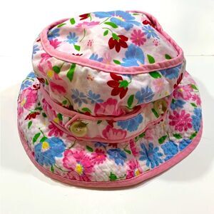 Gap | Infant Floral Pink White Blue Bucket Hat